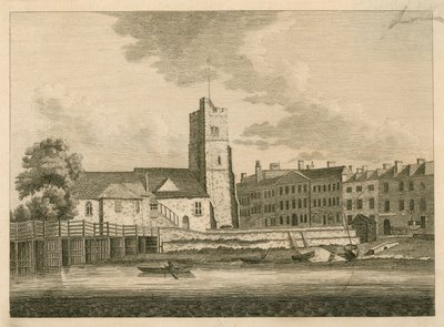 Putney Bridge and Church, Londýn od English School