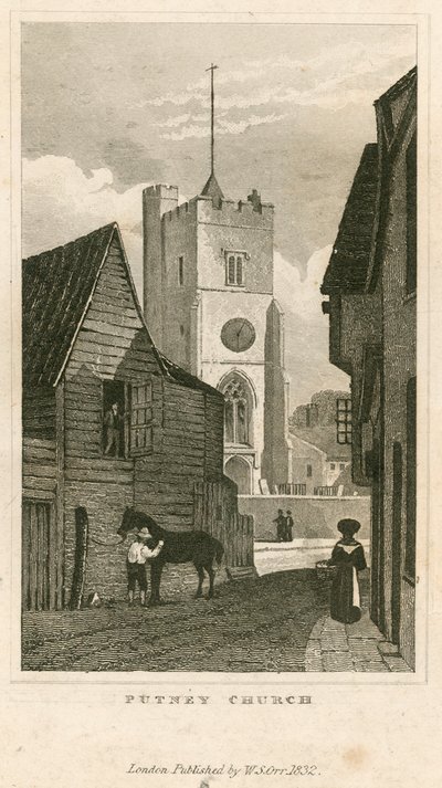 Putney Church, Londýn od English School