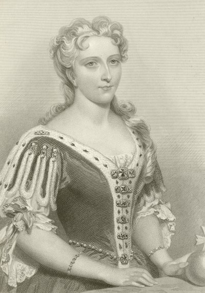 Královna Caroline, choť krále Jiřího II od English School