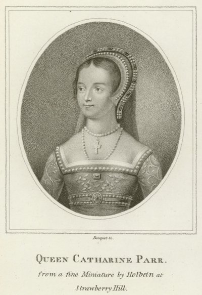 Queen Catharine Parr (rytina) od English School