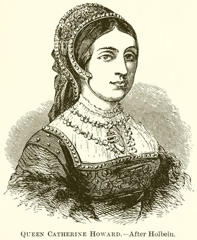 Královna Catherine Howardová od English School