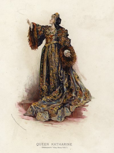Královna Kateřina ze Shakespearova krále Jindřicha VIII od English School