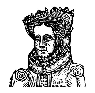 Queen Mary I (dřevořez) od English School