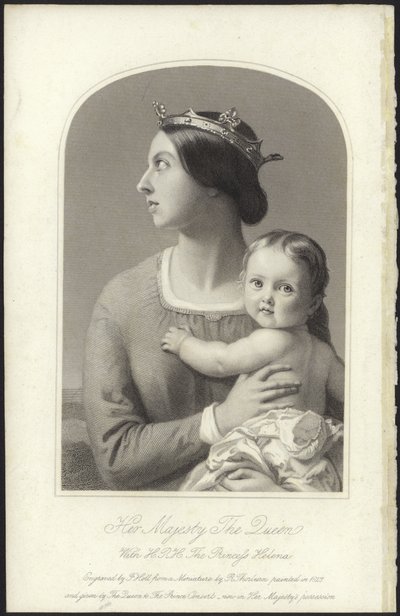 Královna Viktorie a princezna Helena od English School