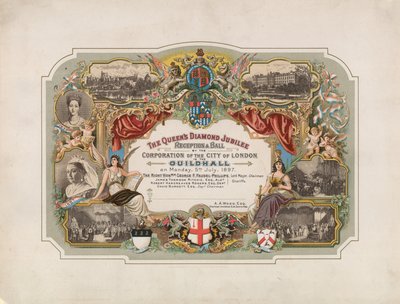 Diamantové jubileum královny Viktorie, přijímací ples korporací City of London od English School