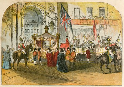 První návštěva královny Viktorie ve městě (9. listopadu 1837) od English School