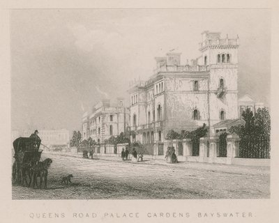Queens Road Palace Gardens, Bayswater, Londýn od English School