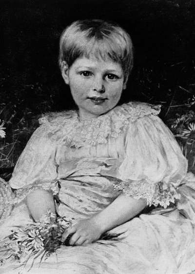Radclyffe Hall (1896-1943) ve věku 5 let od English School