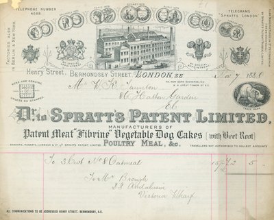 Potvrzení pro Dr Spratts Patent Limited od English School