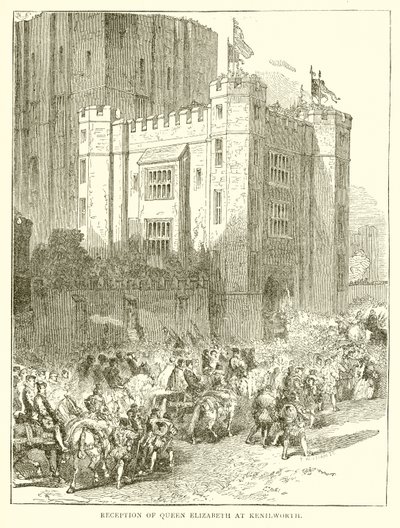 Přijetí královny Alžběty v Kenilworthu od English School