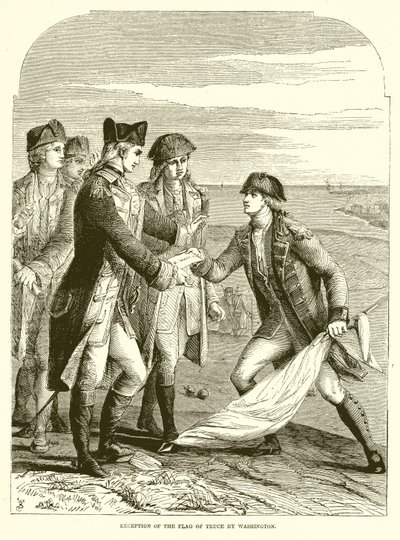 Přijetí vlajky příměří ve Washingtonu od English School