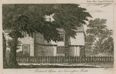 Rectorial House v Newington Butts, Southwark, Londýn od English School