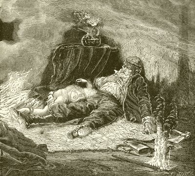 Pozůstatky nájezdu Vikingů od English School