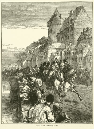 Ústup armády Chanzys, leden 1871 od English School