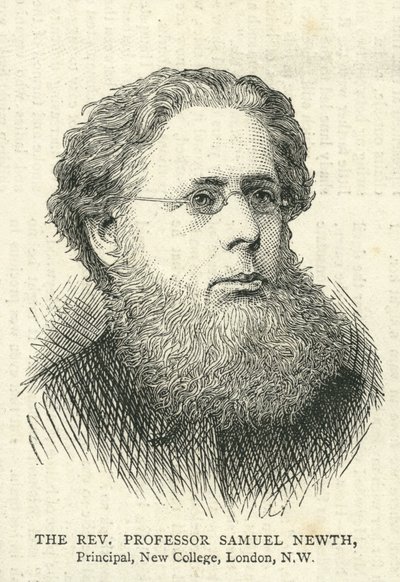 Rev Samuel Newth (1821–98), ilustrace z The Graphic 10. července 1875 od English School