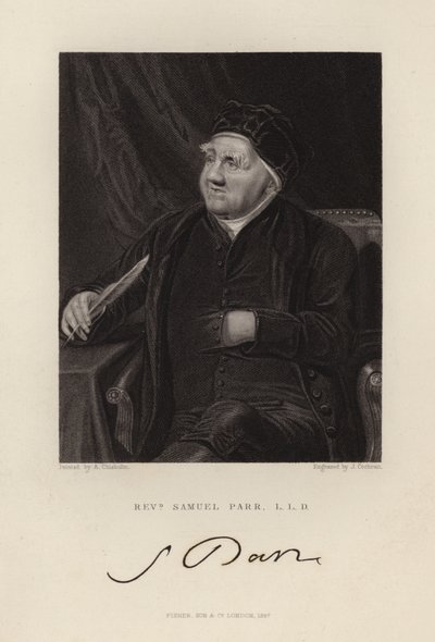 Reverend Samuel Parr od English School