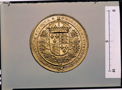 Rub pečeti Jindřicha VIII. (1491-1547) (zlato) (avers viz 183056) od English School