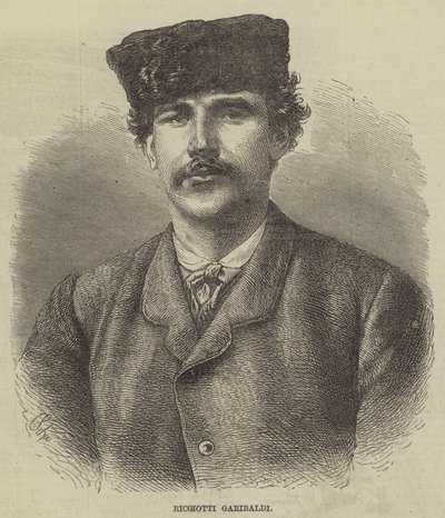 Ricciotti Garibaldi (rytina) od English School
