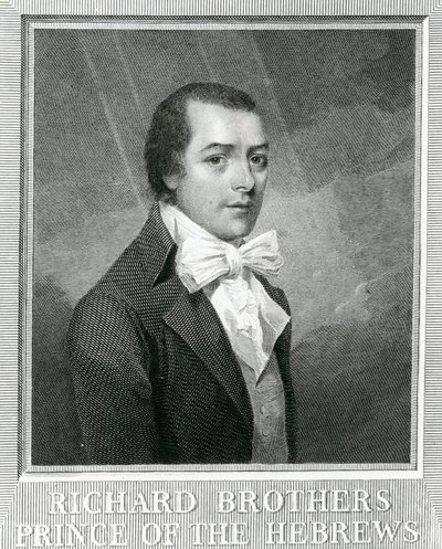 Richard Brothers (1757-1824) (rytina) od English School