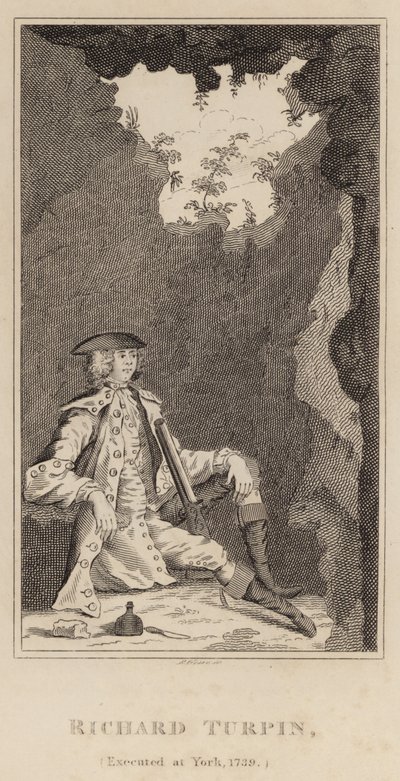 Richard Turpin, popraven v Yorku, 1739 od English School