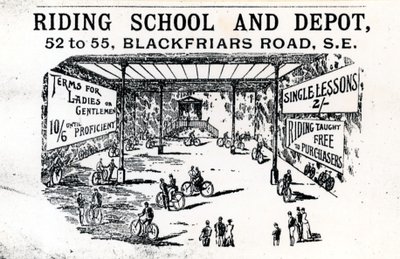 Jízdárna a depo, Blackfriars Road od English School