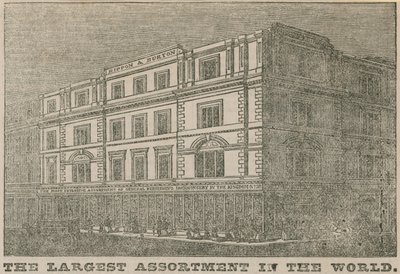 Sklad Rippon and Burtons, Oxford Street 39 od English School