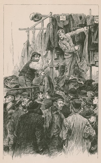 Konkurenční prodejci v Petticoat Lane od English School