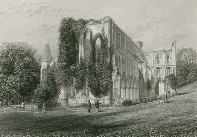 opatství Rievaulx od English School