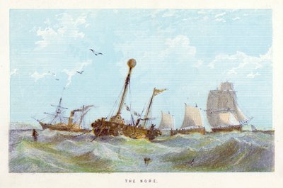 River Thames: The Nore (barevná rytina) od English School