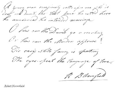 Robert Bloomfield od English School