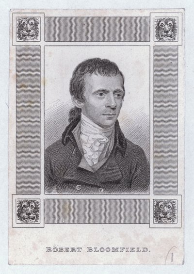 Robert Bloomfield , anglický básník (rytina) od English School