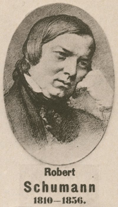 Robert Schumann (rytina) od English School
