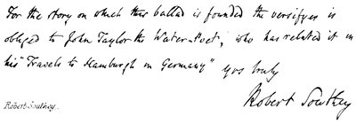 Robert Southey od English School