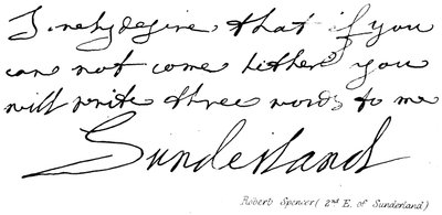Robert Spencer (2nd E of Sunderland) od English School