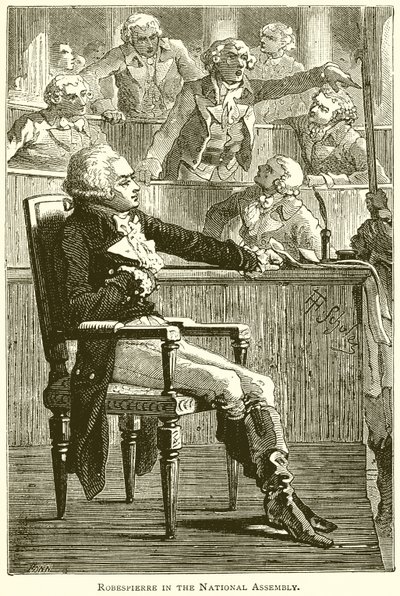 Robespierre v Národním shromáždění od English School