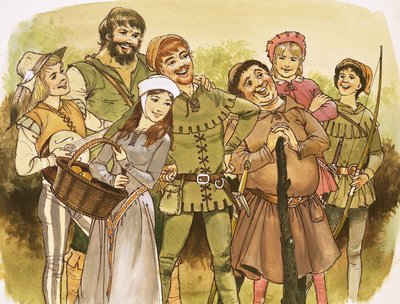 Robin Hood a jeho veselí muži od English School