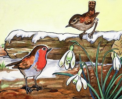 Robin Redbreast a Jenny Wren od English School