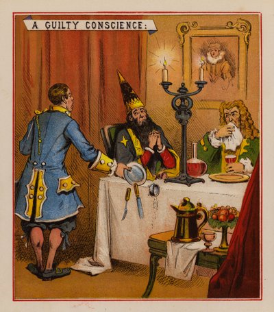 Robin The Conjuror (barevné lito) od English School