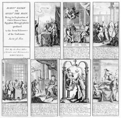 Robins Reign, neboli Sedmičky hlavních, 1731 od English School
