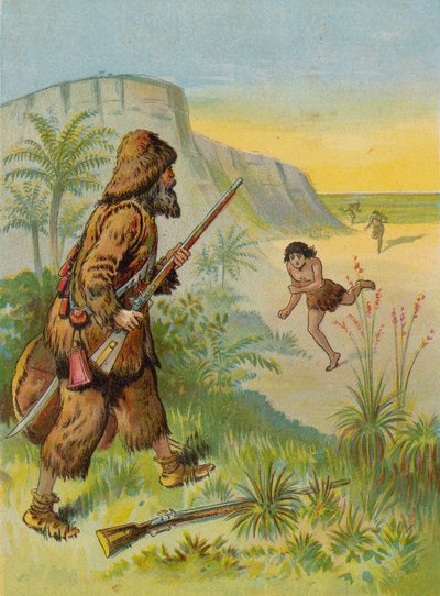 Robinson Crusoe zachraňuje Pátkův život od English School