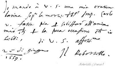 Robortello, (Francis) od English School