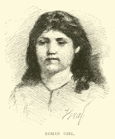 římská dívka od English School