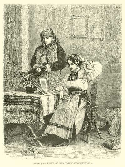 Rumunská nevěsta na toaletě, Transylvánie od English School