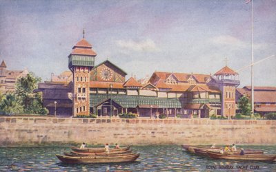 Royal Bombay Yacht Club (barevná litografie) od English School