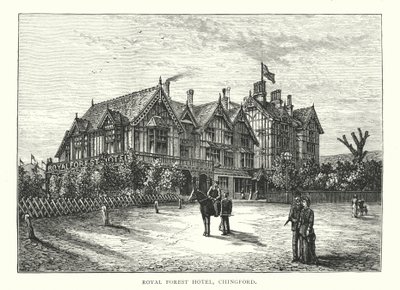 Hotel Royal Forest, Chingford (rytina) od English School