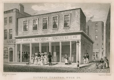 Royal Olympic Theatre, Wych Street, Londýn od English School
