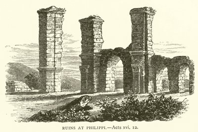 Ruiny ve Philippi, Acts, xvi od English School