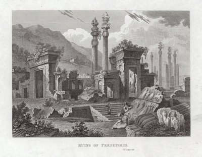 Ruiny Persepolis od English School