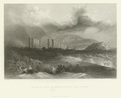 Ruiny Soli, nebo Pompeiopolis, Malá Asie, 1837 od English School