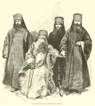 Ruské menšiny, Černé duchovenstvo od English School